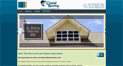 Desktop Screenshot of coastalroof.net