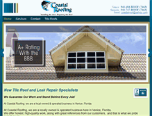 Tablet Screenshot of coastalroof.net